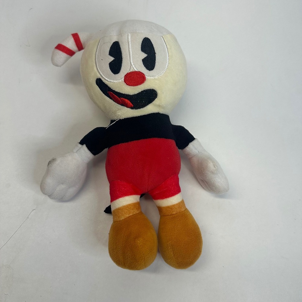 Cuphead Plush Stuffed Animal Video Game Character Red Shorts 8 Inch Studio MDHR